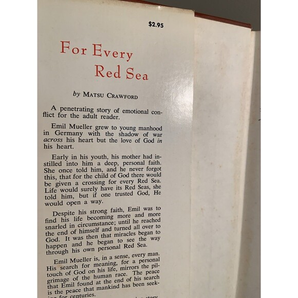 Signed FOR EVERY RED SEA BY MATSU CRAWFORD First Edition HB/DJ WWII JAPAN. - Picture 3 of 7